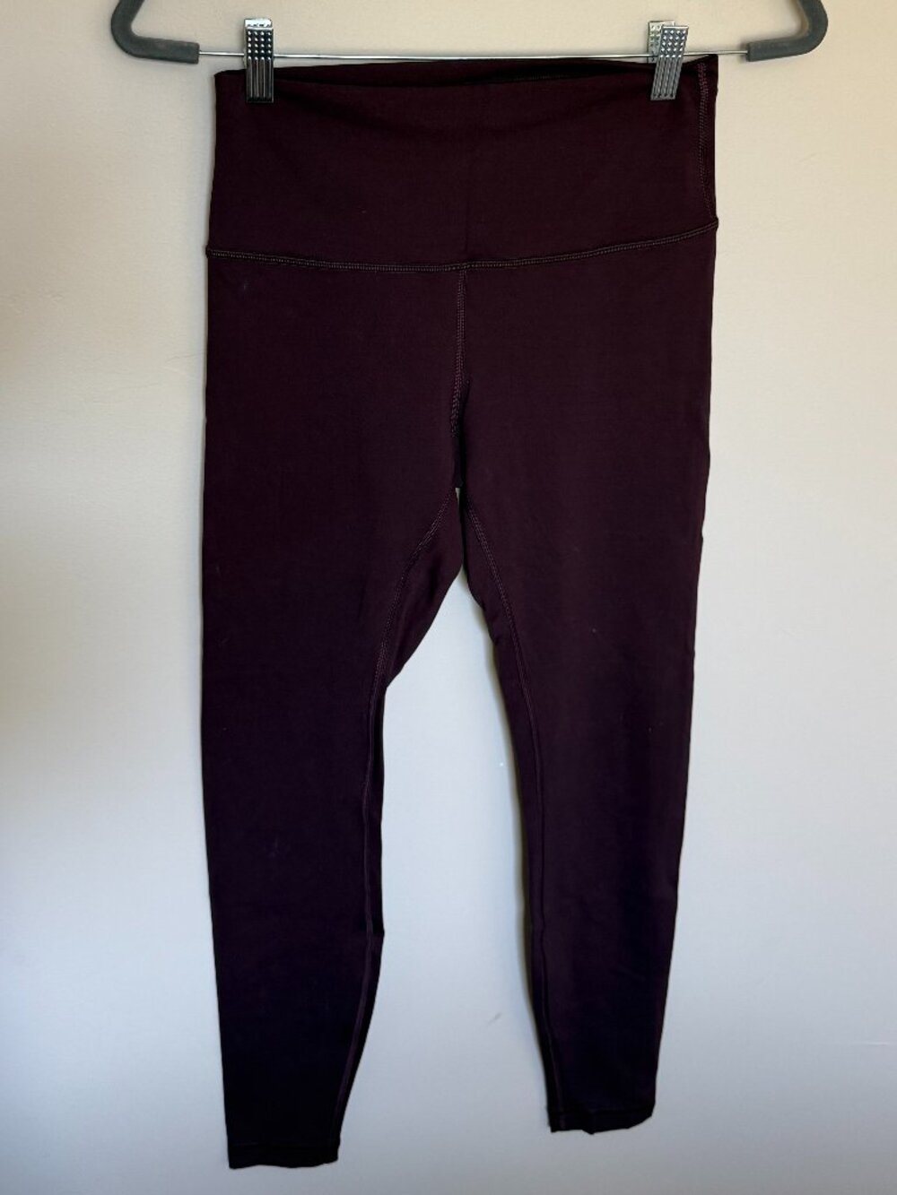 Lululemon Wunder Train High-Rise Tight 28" Black Plum Leggings Size 8